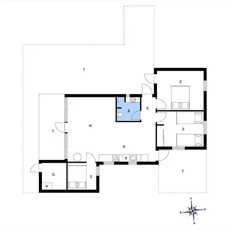 1502-aakirkeby-malurtvej-7 بيت للعطل Vester Somarken